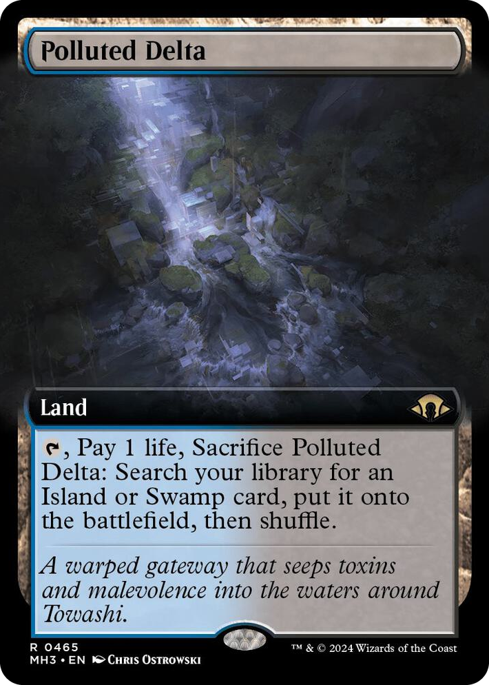 0465 Polluted Delta (Extended Art) R Modern Horizons 3