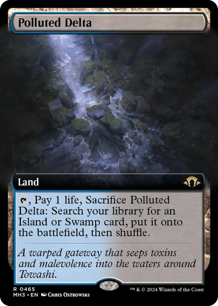 0465 Polluted Delta (Extended Art) R Modern Horizons 3