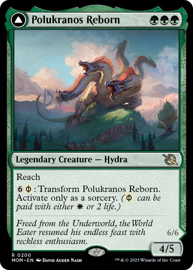 Polukranos Reborn #200 R - March of the Machine Pokemon card