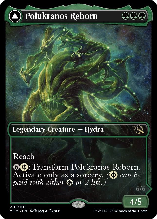 Polukranos Reborn (Showcase) #300 R - March of the Machine Pokemon card