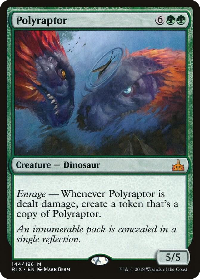 0144 Polyraptor M Rivals of Ixalan