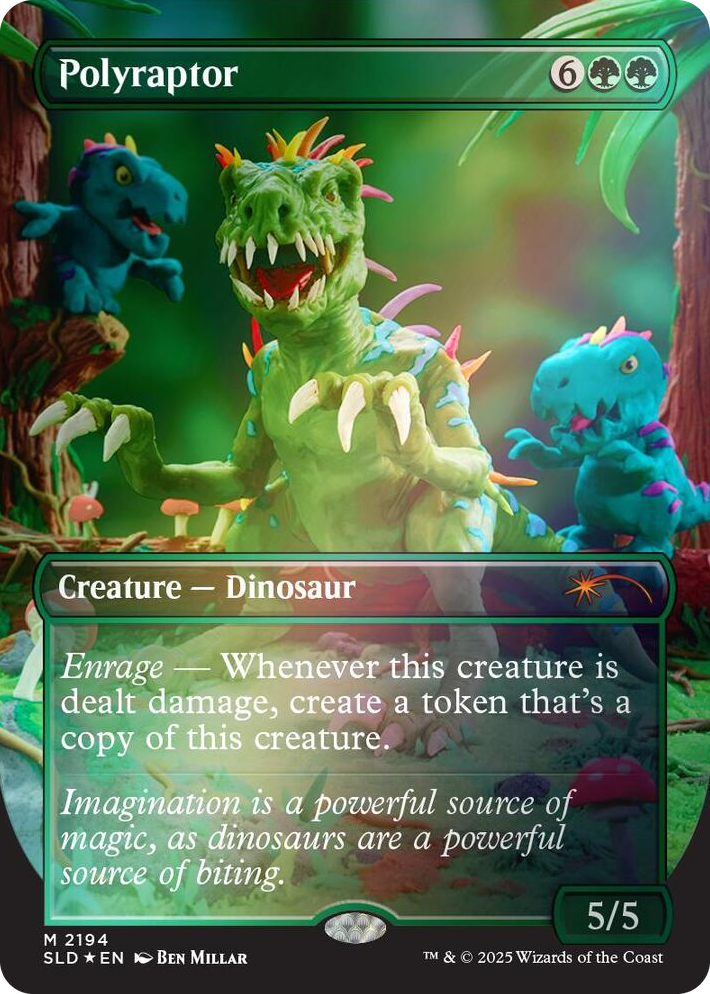 2194 Polyraptor (Rainbow Foil) M Secret Lair Drop Series