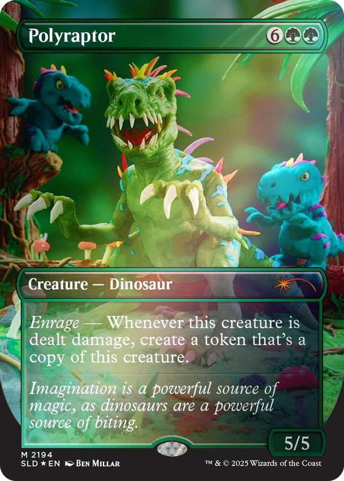 2194 Polyraptor (Rainbow Foil) M Secret Lair Drop Series