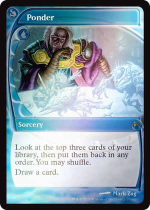 0002 Ponder (Future Sight) P MagicFest Cards