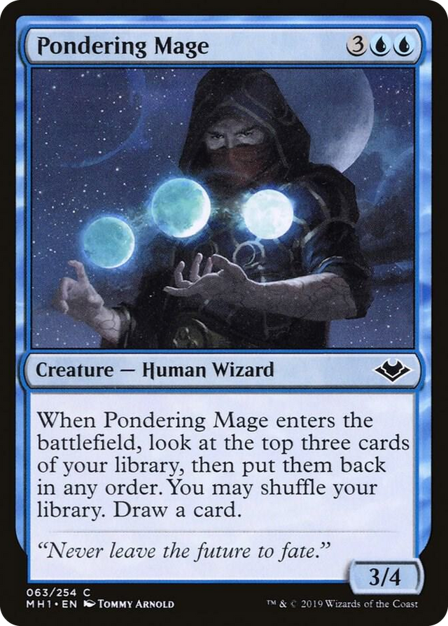 0063 Pondering Mage C Modern Horizons