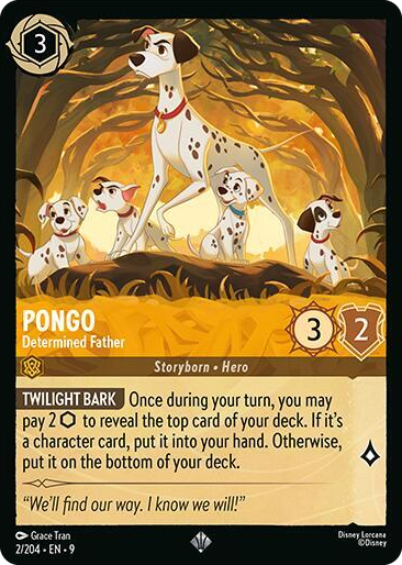 0002 Pongo - Determined Father Super Rare Fabled