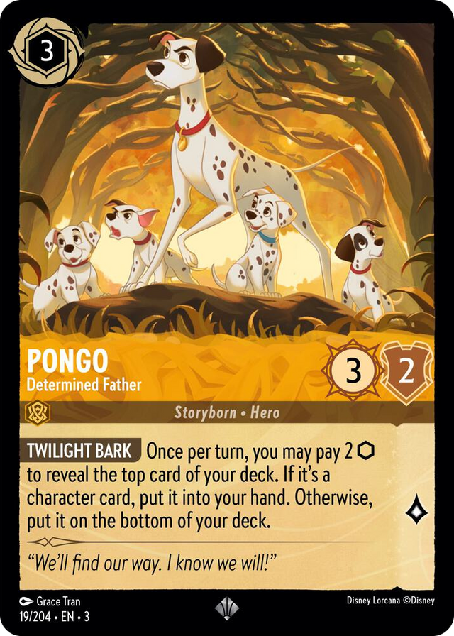 0019 Pongo - Determined Father Super Rare Into the Inklands
