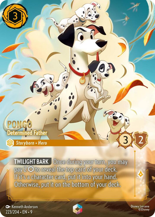 0223 Pongo - Determined Father (Enchanted) Enchanted Fabled