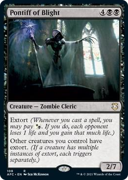0108 Pontiff of Blight R Commander: Adventures in the Forgotten Realms