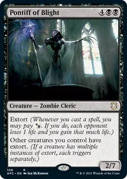 0108 Pontiff of Blight R Commander: Adventures in the Forgotten Realms
