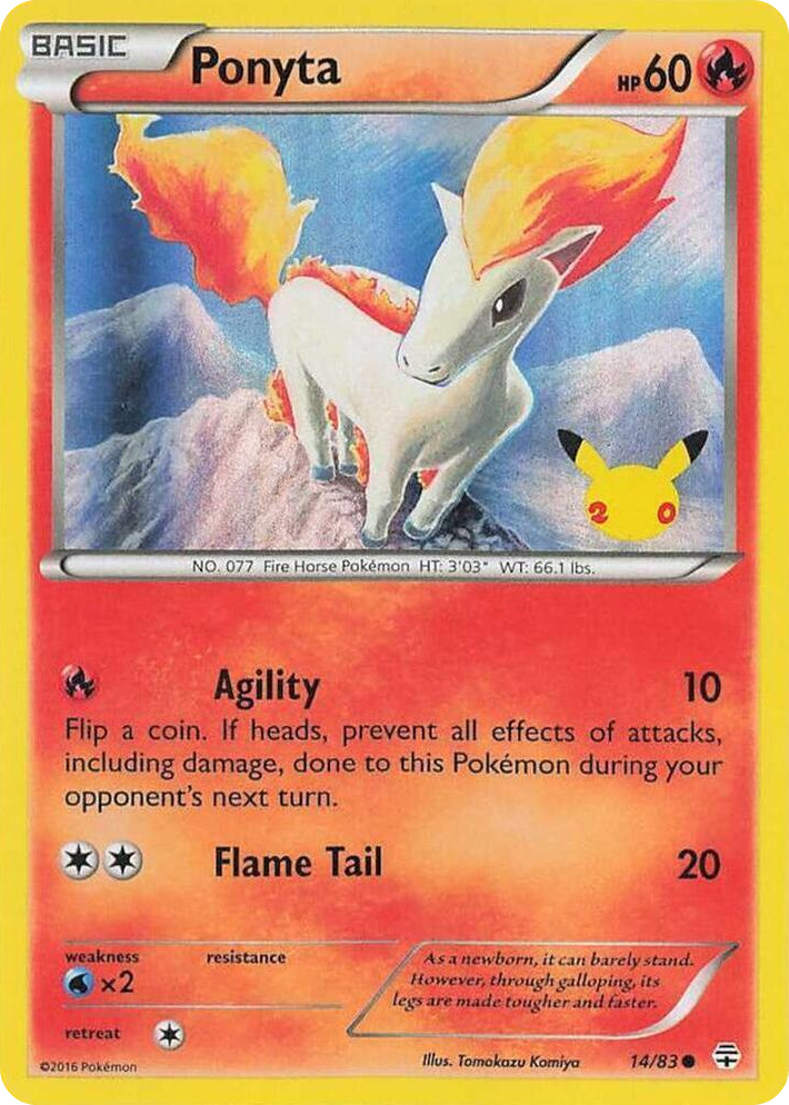 0014 Ponyta (UK Exclusive Promo) Promo Miscellaneous Cards & Products