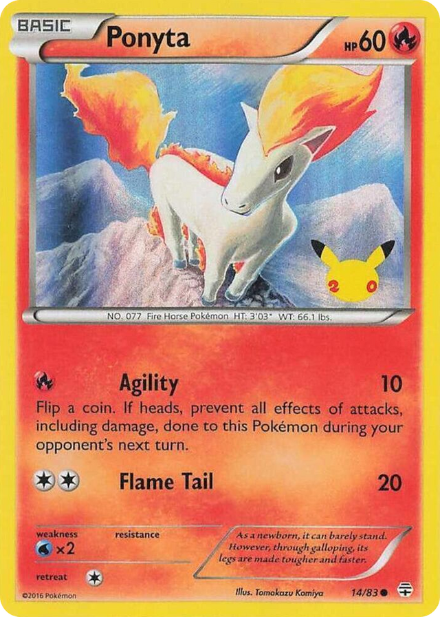 0014 Ponyta (UK Exclusive Promo) Promo Miscellaneous Cards & Products