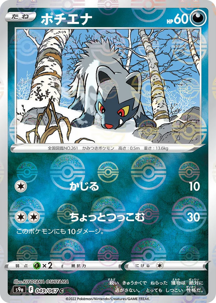 0049 Poochyena (Poke Ball Pattern) Common Battle Region