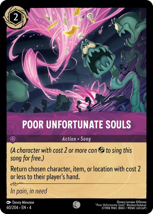 0060 Poor Unfortunate Souls Common Ursula's Return