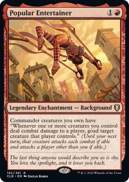0192 Popular Entertainer R Commander Legends: Battle for Baldur's Gate
