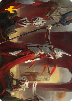 0008 Porcelain Zealot Art Card (Gold-Stamped Signature) S Art Series: Phyrexia: All Will Be One