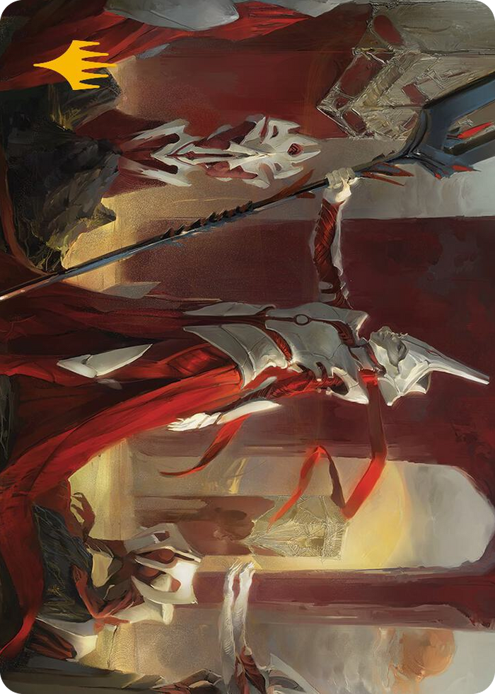 Porcelain Zealot Art Card (Gold-Stamped Signature) #8 S - Art Series: Phyrexia: All Will Be One Pokemon card
