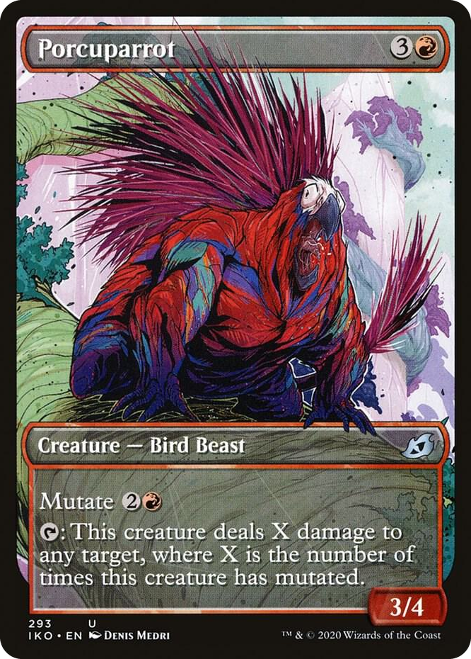 0293 Porcuparrot (Showcase) U Lair of Behemoths