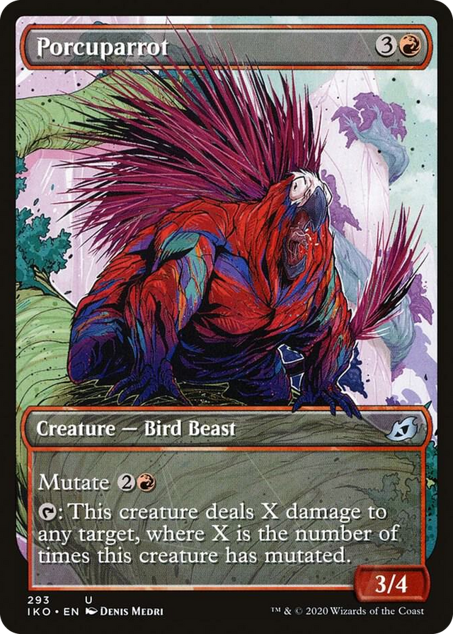 0293 Porcuparrot (Showcase) U Lair of Behemoths