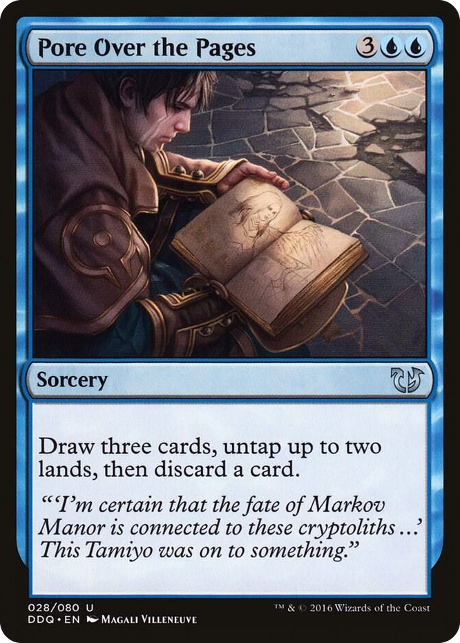 Pore Over the Pages #28 U - Duel Decks: Blessed vs. Cursed Pokemon card
