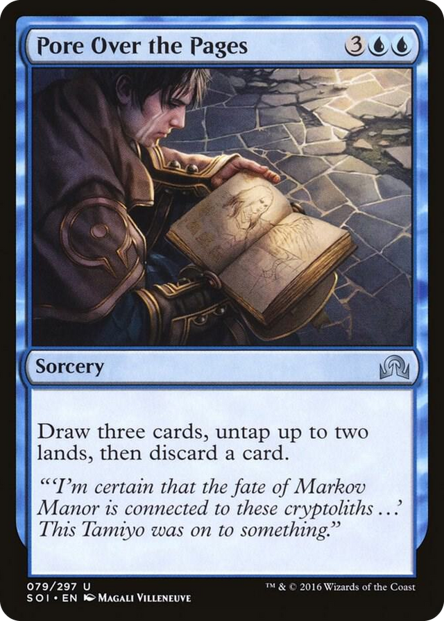 0079 Pore Over the Pages U Shadows over Innistrad