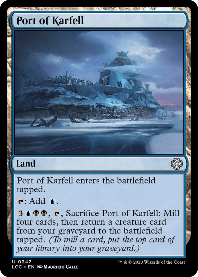 0347 Port of Karfell U Commander: The Lost Caverns of Ixalan