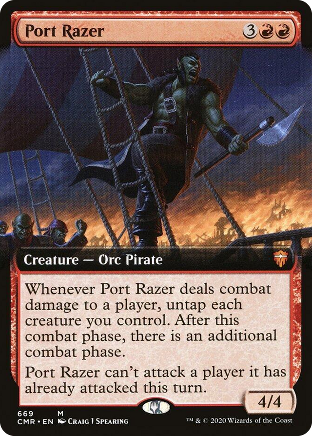 0669 Port Razer (Extended Art) M Commander Legends
