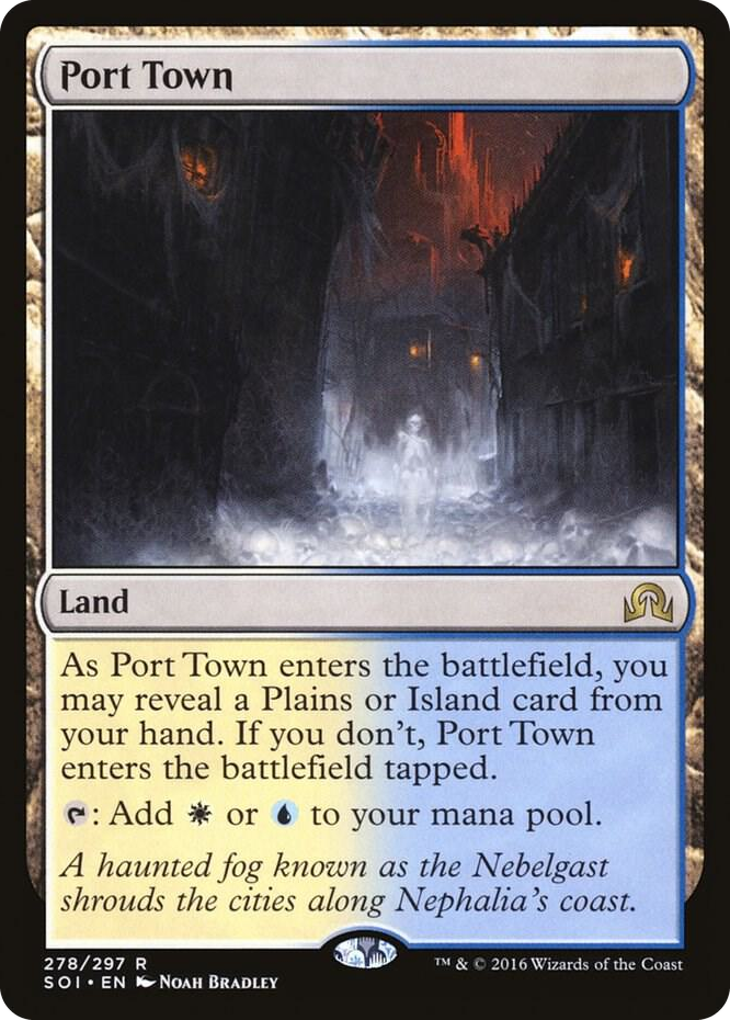 Port Town #278 R - Shadows over Innistrad Pokemon card