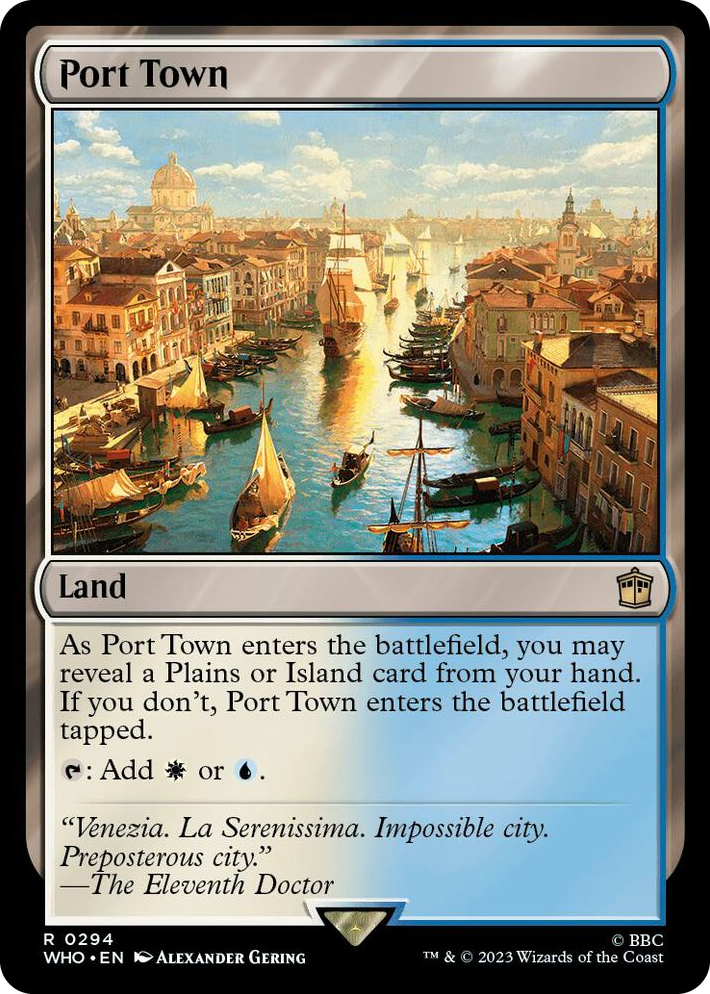 0294 Port Town R Universes Beyond: Doctor Who