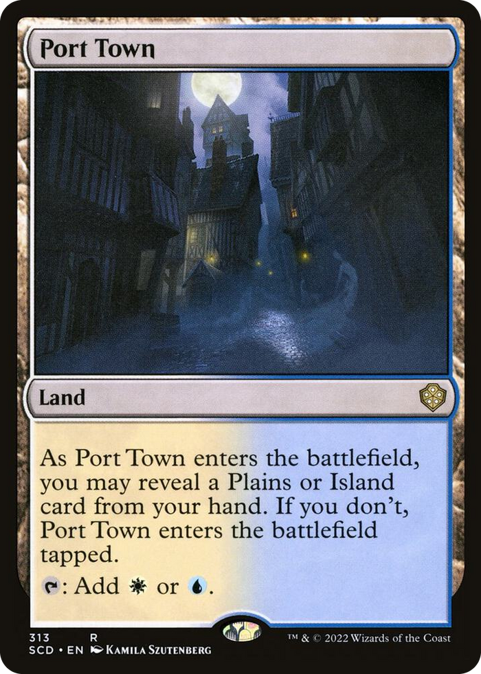 Port Town #313 R - Starter Commander Decks Pokemon card