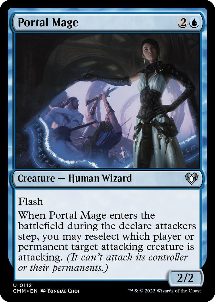 0112 Portal Mage U Commander Masters