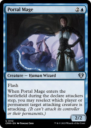 0112 Portal Mage U Commander Masters