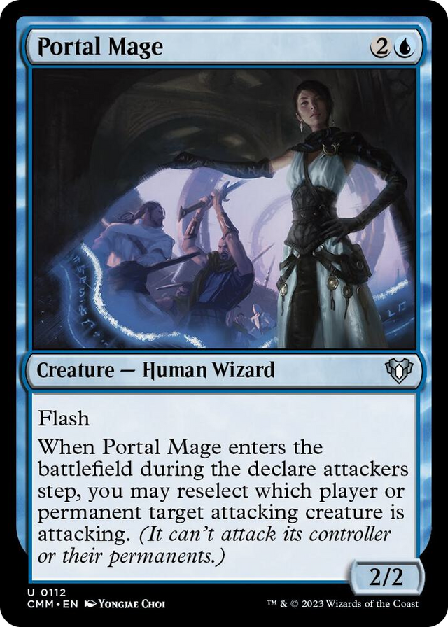 0112 Portal Mage U Commander Masters