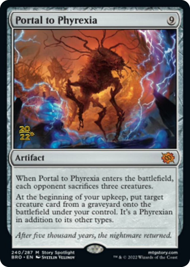 0240 Portal to Phyrexia M Prerelease Cards
