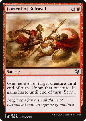 0149 Portent of Betrayal C Theros Beyond Death