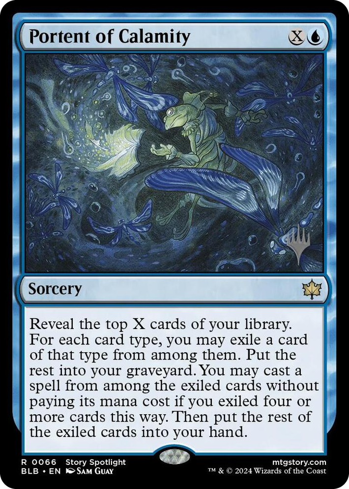 0066 Portent of Calamity R Promo Pack: Bloomburrow