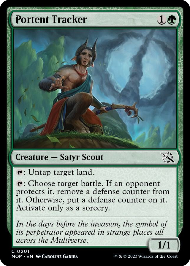 Portent Tracker #201 C - March of the Machine Pokemon card