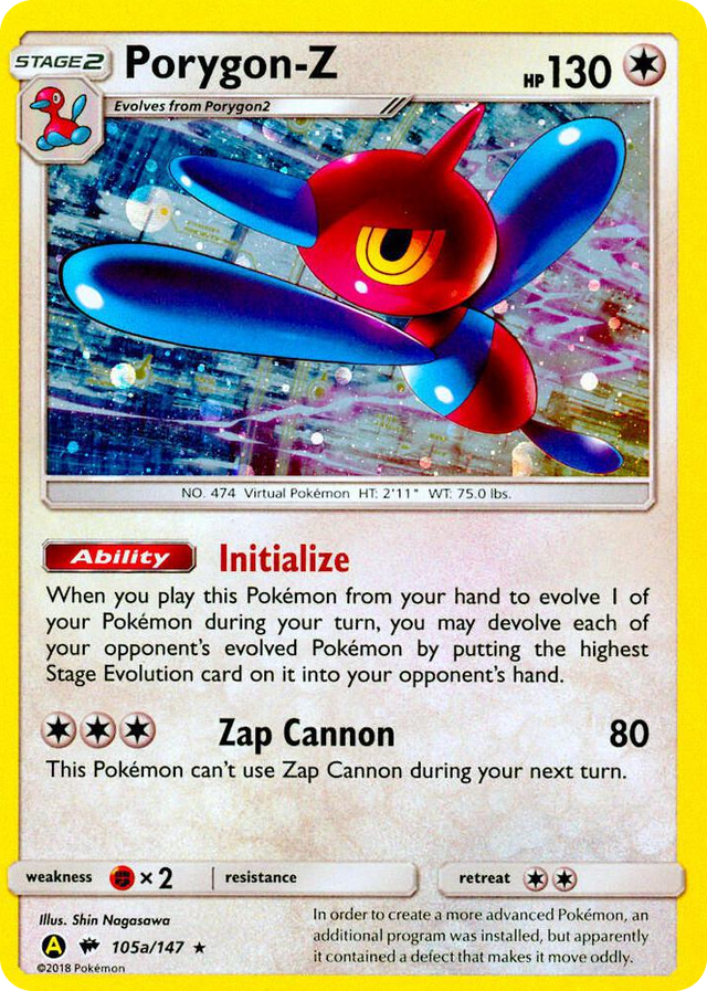 0105a Porygon-Z - 105a/147 Promo Alternate Art Promos