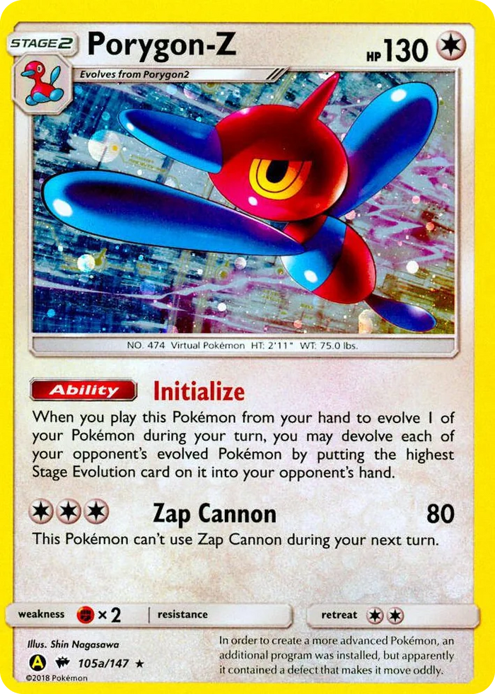 0105a Porygon-Z - 105a/147 Promo Alternate Art Promos