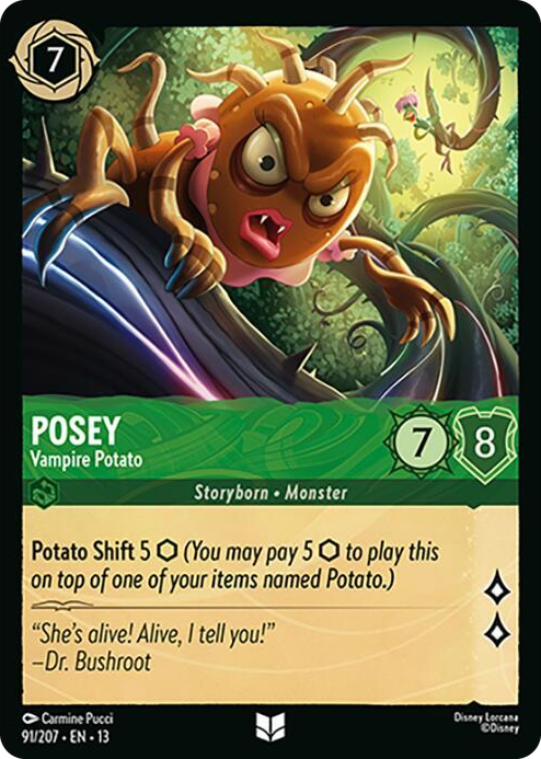 0091 Posey - Vampire Potato Uncommon Attack of the Vine!