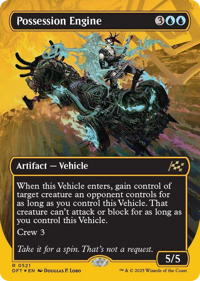 0521 Possession Engine (Borderless) (First-Place Foil) R Aetherdrift