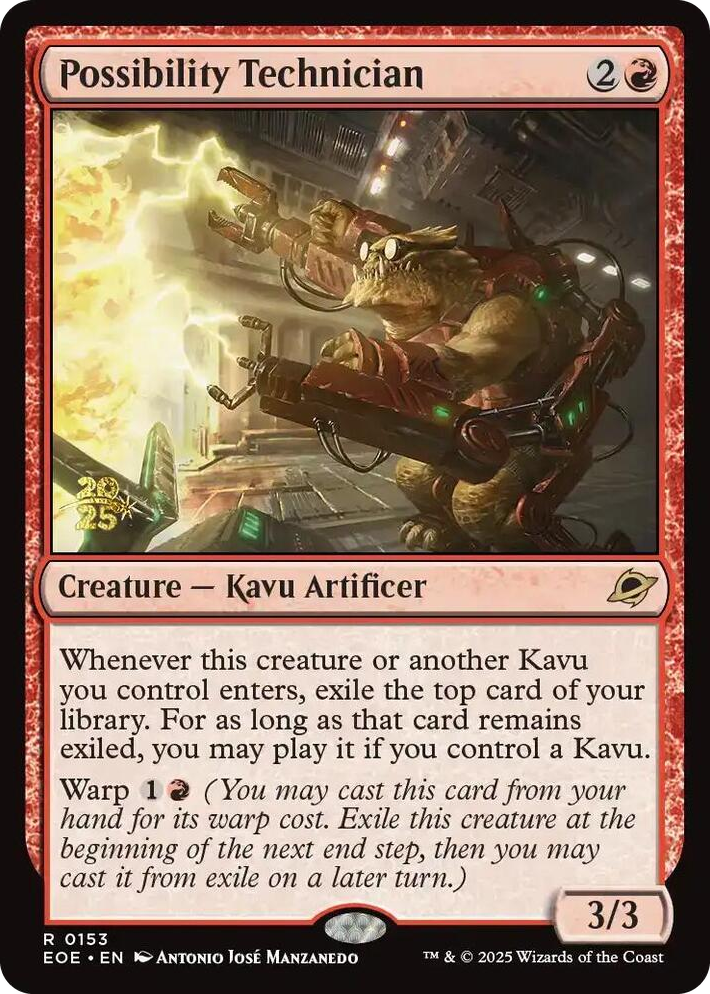 0153 Possibility Technician R Prerelease Cards