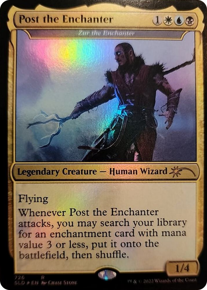 Post the Enchanter - Zur the Enchanter #726 R - Secret Lair Drop Series Pokemon card