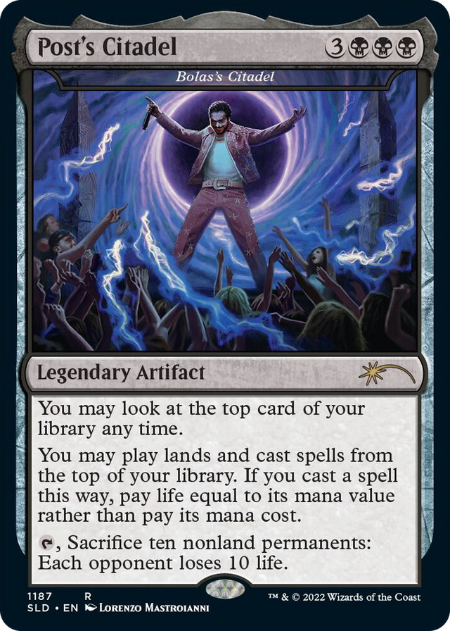 1187 Post's Citadel - Bolas's Citadel (Post Malone) R Secret Lair Drop Series