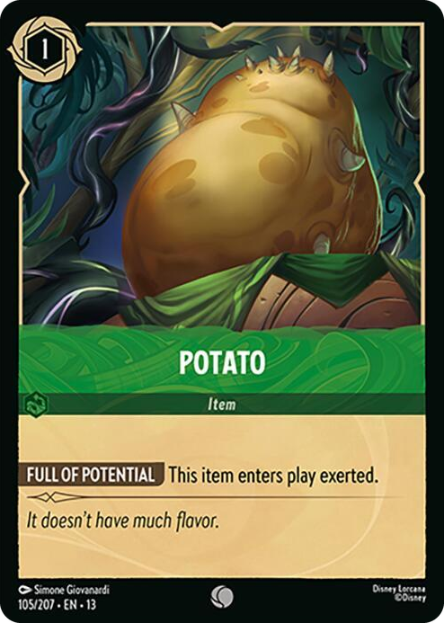 Potato #105 Common - Attack of the Vine! Pokemon card