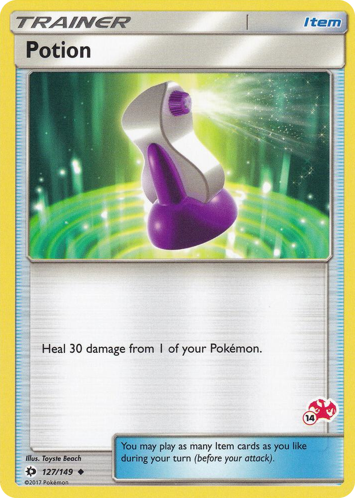 0127 Potion - 127/149 (#14 Charizard Stamped) Promo Battle Academy