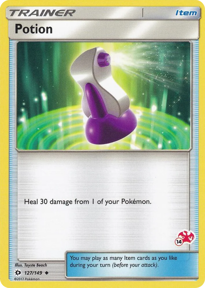 0127 Potion - 127/149 (#14 Charizard Stamped) Promo Battle Academy