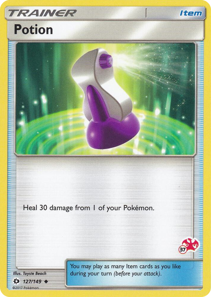 0127 Potion - 127/149 (#37 Charizard Stamped) Promo Battle Academy