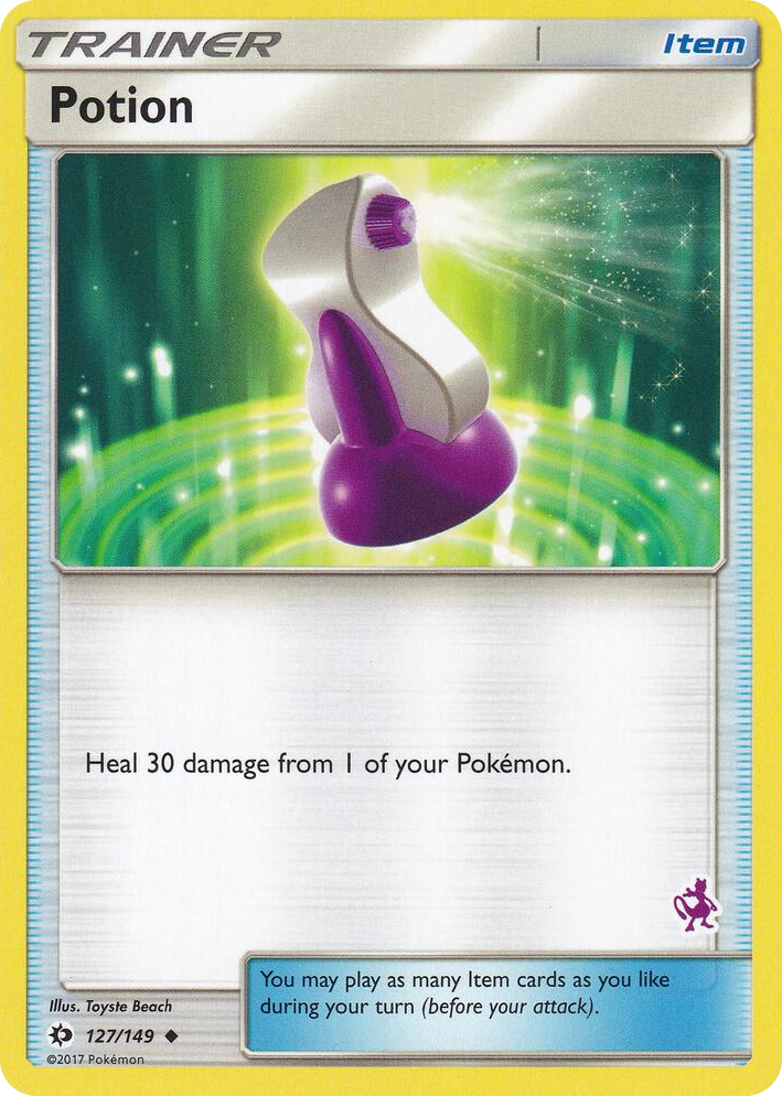 0127 Potion - 127/149 (Mewtwo Stamped) Promo Battle Academy