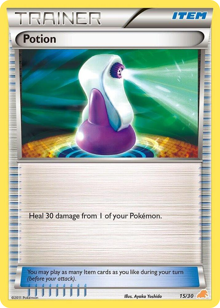 0015 Potion (#15) Common BW Trainer Kit: Excadrill & Zoroark